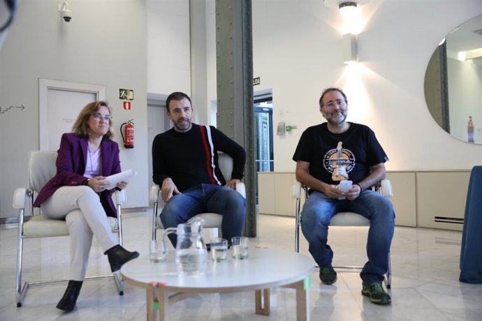 Purificación Causapié, Nacho Murgui y Enrique Villalobos