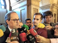 Quim Torra: "Es una infamia. Es un juicio contra 2,3 millones de catalanes"