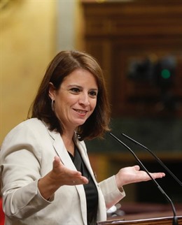 Adriana Lastra, portavoz del Grupo Socialista 