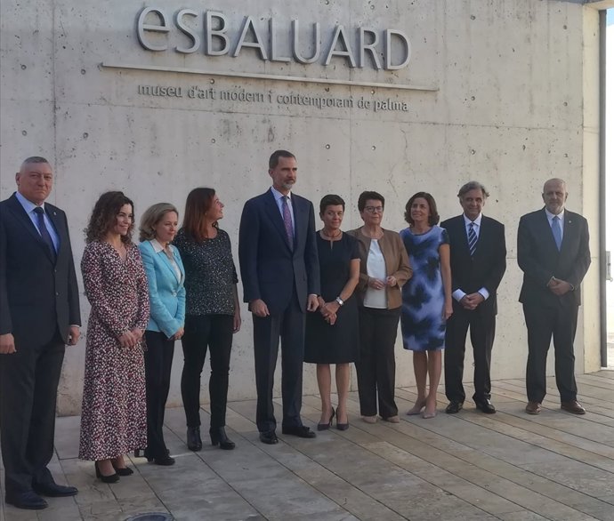 El Rey Felipe, a su llegada al aniversario del 'Última Hora'