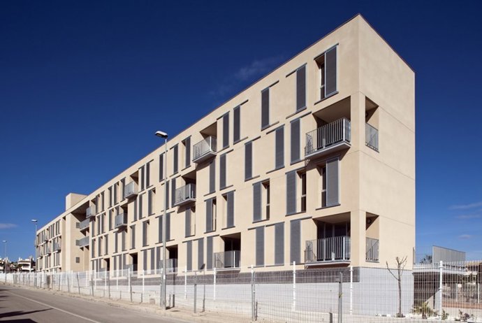 El edificio de 36 viviendas de Orihuela
