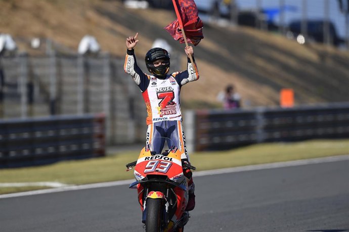 Marc Márquez, campeón del mundo en Motegi