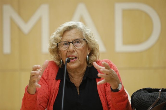 La alcaldesa de Madrid ofrece rueda de prensa sobre su candidatura a las eleccio