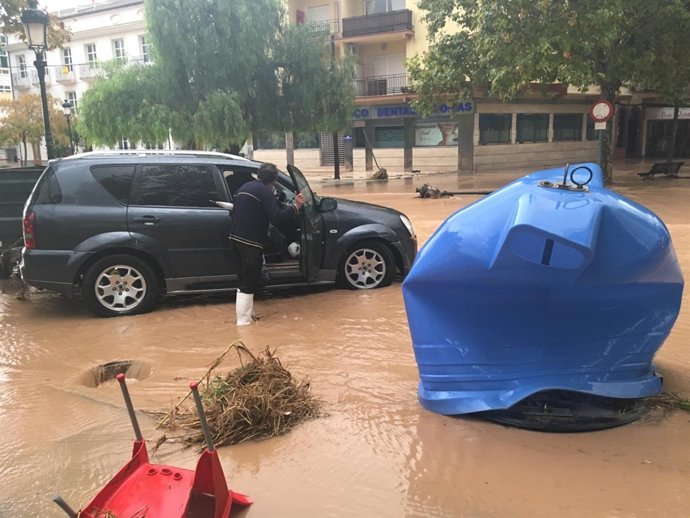 Lluvias, malaga, inundaciones, octubre 2018