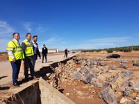 La Junta cifra en 9 millones los daños provocados por las lluvias en carreteras de Málaga