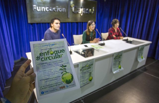 Presentan la I Jornada de Economía Circular de la Fundación Cajasol. 