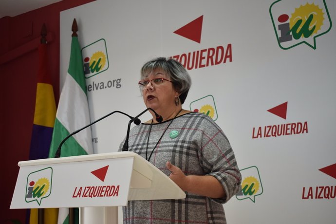 Mónica Rossi, portavoz de IU en el Ayuntamiento de Huelva. 