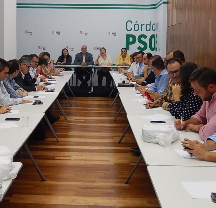 Reunión de la Ejecutiva Provincial del PSOE de Córdoba