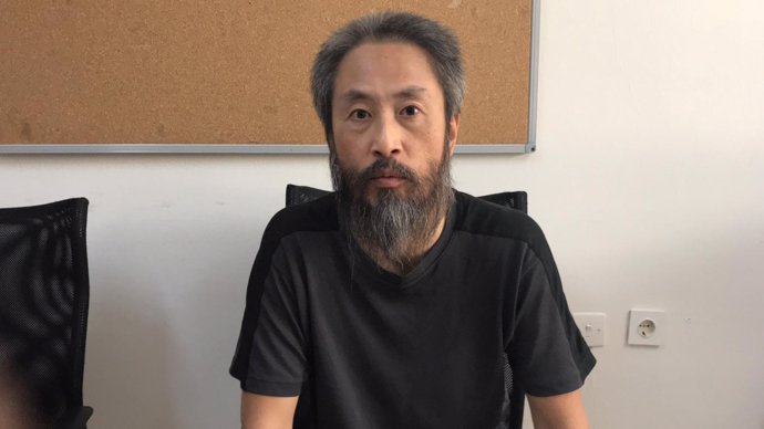 El periodista japon Jumpei Yasuda en Turquía tras haber sido liberado