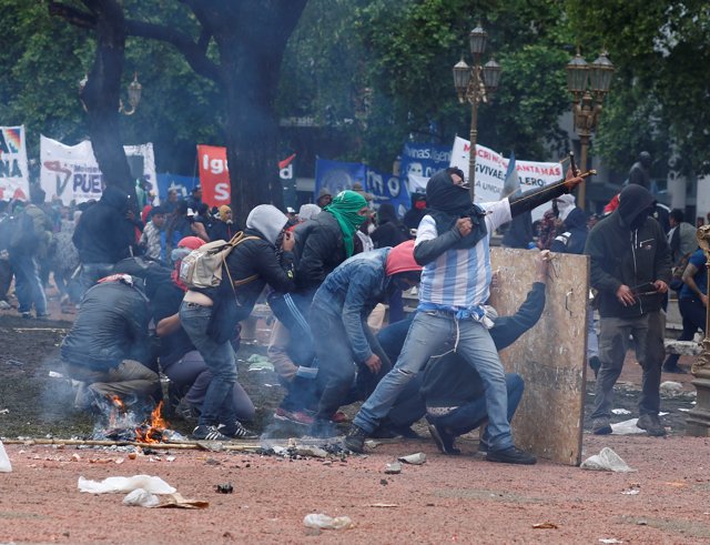 Protestas en Argentina por los presupuestos de 2019