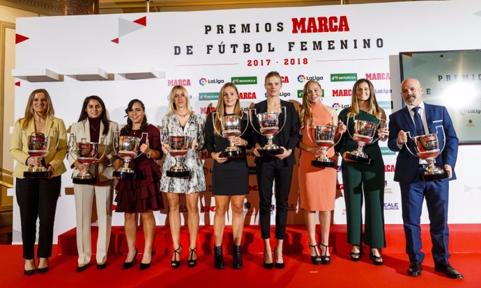 Irene Paredes, Ángela Sosa, Paños y Charlyn Corral, premios fútbol femeninos