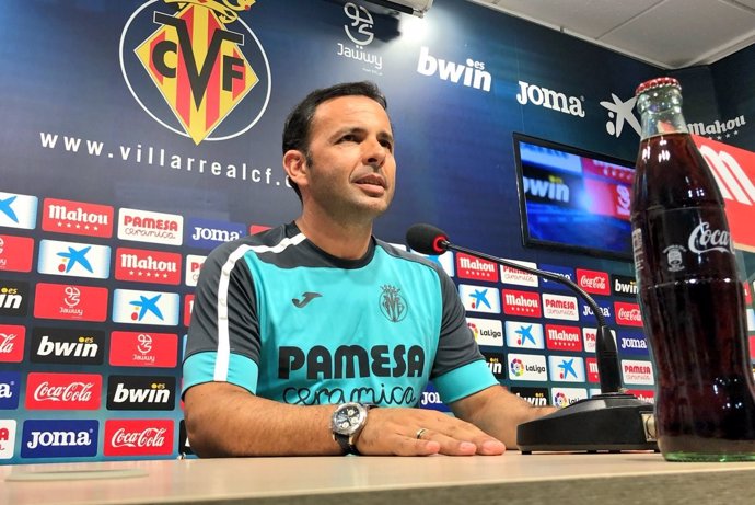 El entrenador del Villarreal CF, Javi Calleja