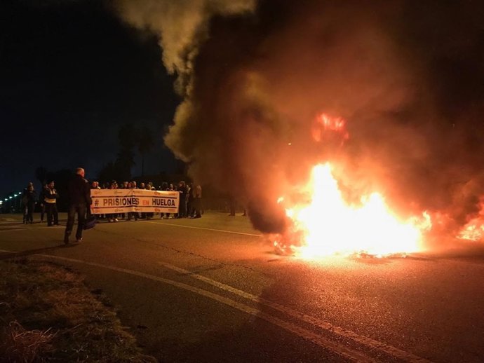 Segunda jornada de huelga de prisiones