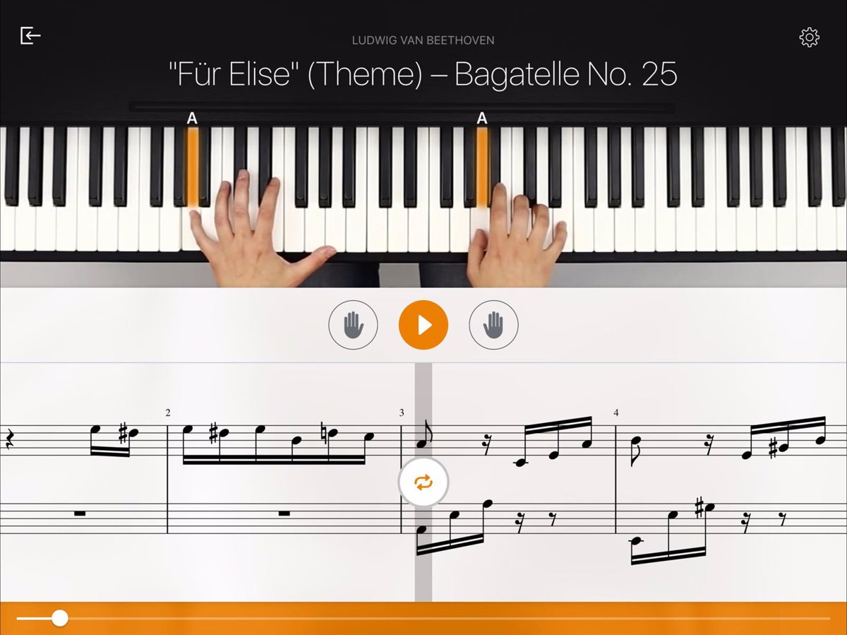 flowkey, la 'app' para aprender a el piano que se adapta a cada usuario y ofrece 'feedback' instantáneo