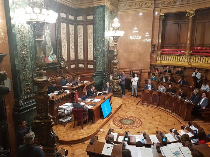 Pleno del Ayuntamiento de Barcelona