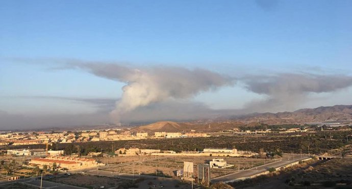 Ecologistas en Acción alerta de la contaminación por quemas agrícolas en Águilas