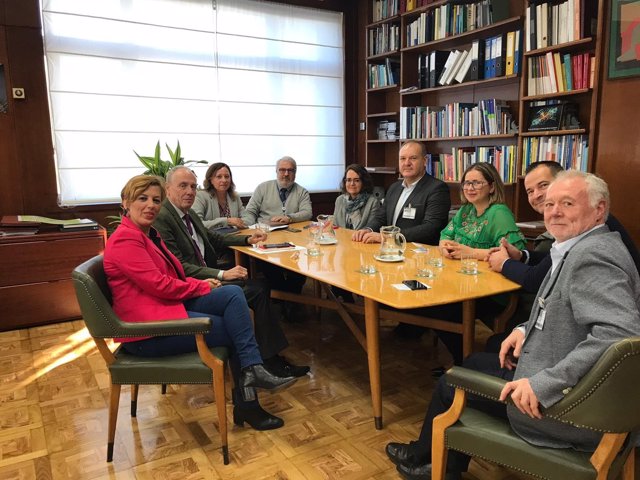Reunión de representantes del CIEMAT con autoridades de Cuevas del Almanzora
