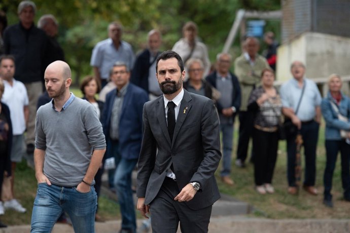 El presidente del Parlament catalán, Roger Torrent