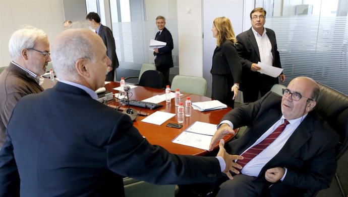 El consejero de Medio Rural, Pesca y Alimentación, Jesús Oria, en la Sectorial 