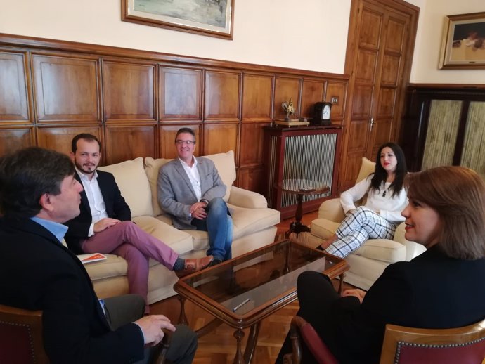 Reunión Cs con el delegado del Gobierno en La Rioja