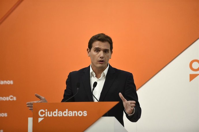 Rueda de prensa del presidente de Ciudadanos, Albert Rivera