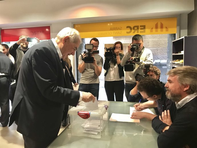 El candidat a l'Alcaldia de Barcelona Ernest Maragall