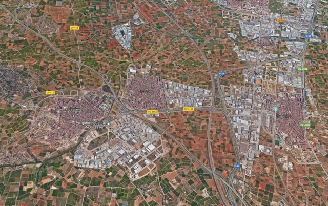 Localización de Picassent (Valencia)