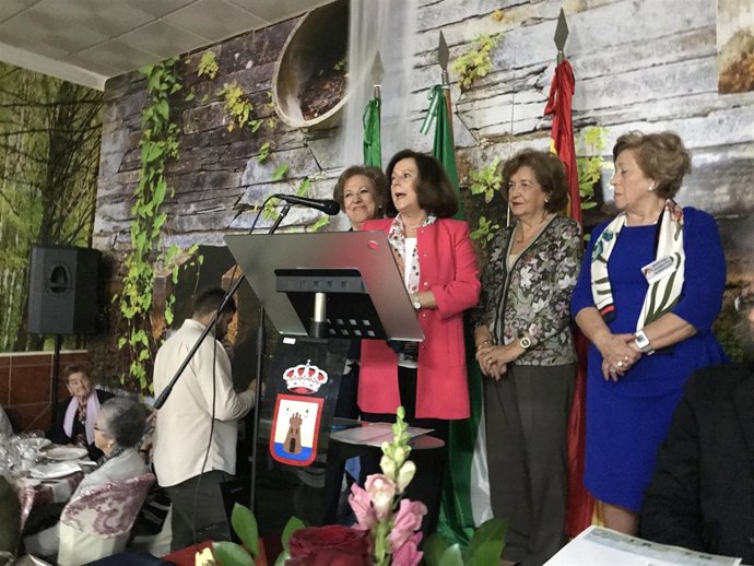 María José Sánchez Rubio asiste a la Asamblea Regional de Viudas de Andalucía