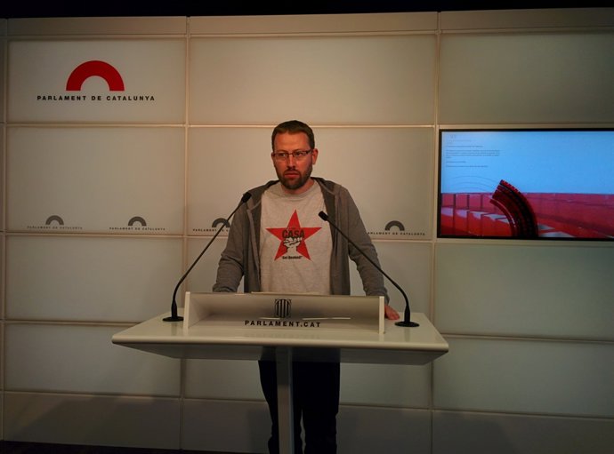 El diputat de la CUP al Parlament Vidal Aragonès