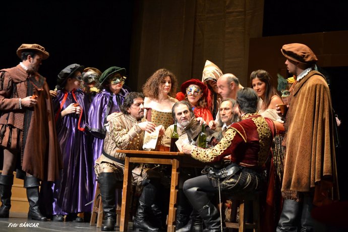 Representación de Don Juan Tenorio en el Teatro Zorrilla
