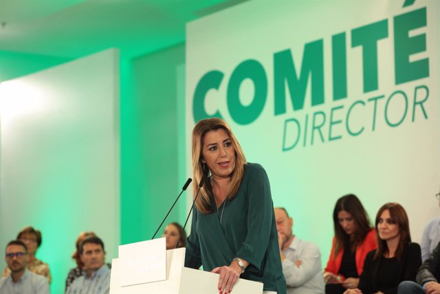 Susana Díaz, ante el Comité Director del PSOE-A