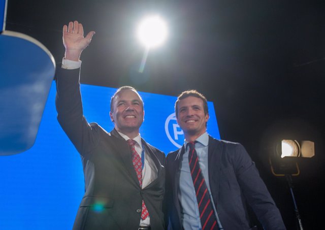 Foto de Pablo Casado y Manfred Weberº