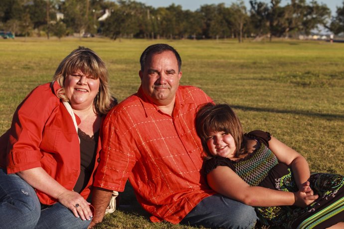Familia con obesidad