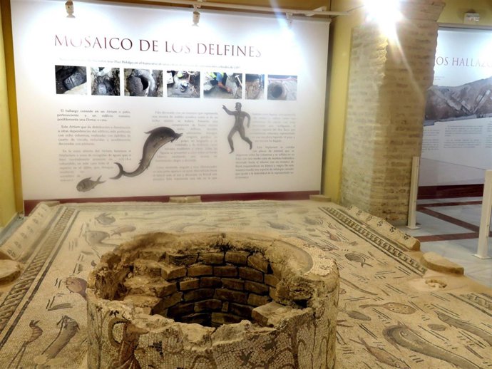 Mosaico romano de la Casa de los Delfines