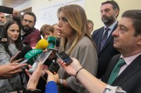 Susana Díaz pide "tranquilidad" a vecinos de Campillos y Teba (Málaga) y dice que Gobierno "trabaja a marchas forzadas"