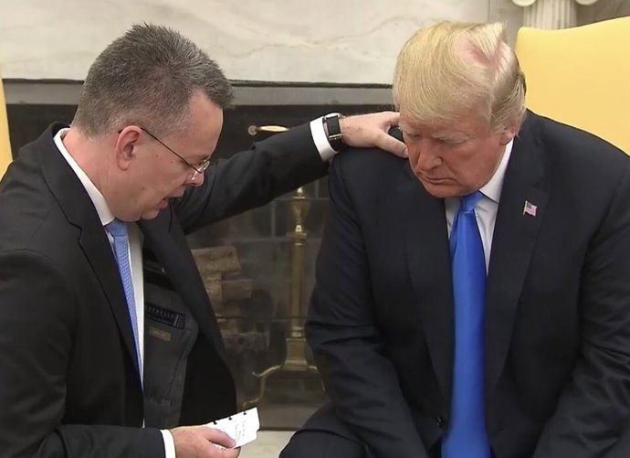 Trump, a la dreta, en una imatge d'arxiu. 