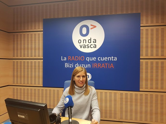 Elena Unzueta, entrevistada en Onda Vasca