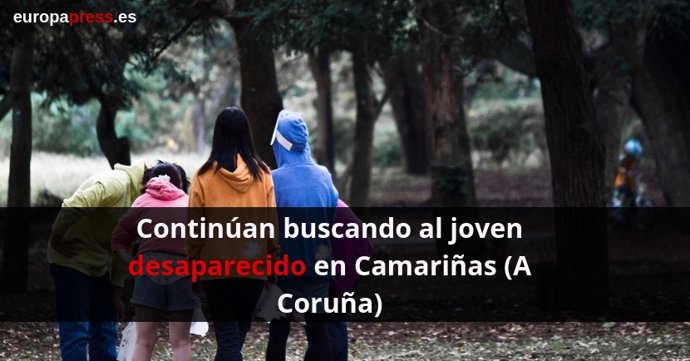 Continúan buscando al joven que desapareció en A Coruña