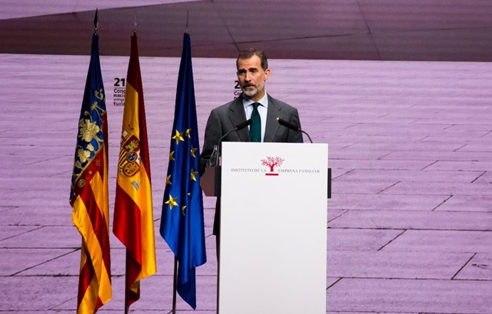 El Rey Felipe VI en el XXI Congreso Nacional de la Empresa Familiar en Valencia