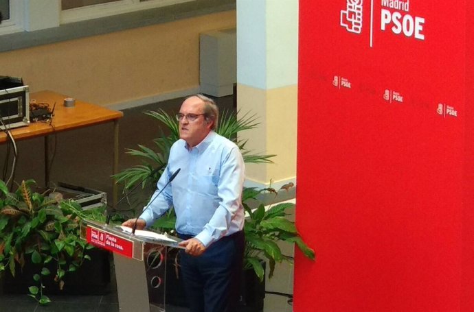 El candidato del PSOE-M a la presidencia de la Comunidad de Madrid, Ángel Gabilo