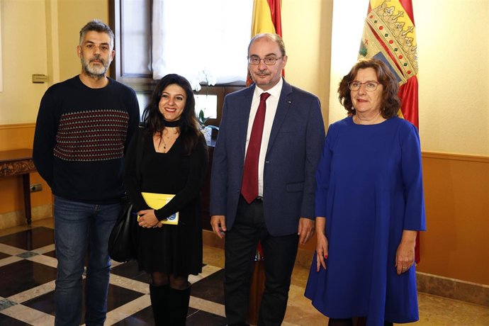 Lambán y Broto se han reunido hoy con la Federación Aragonesa de Solidaridad 