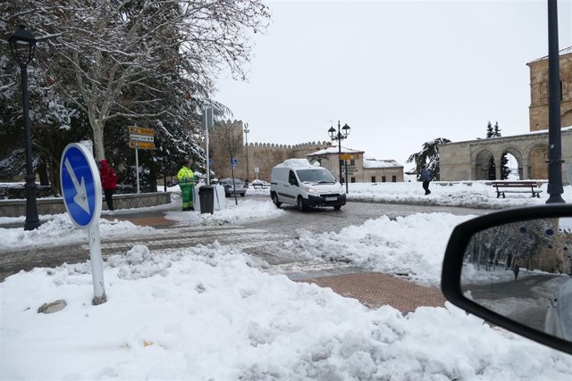 Nieve en Ávila