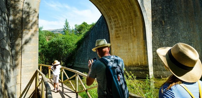 Turistas en Málaga, turismo 