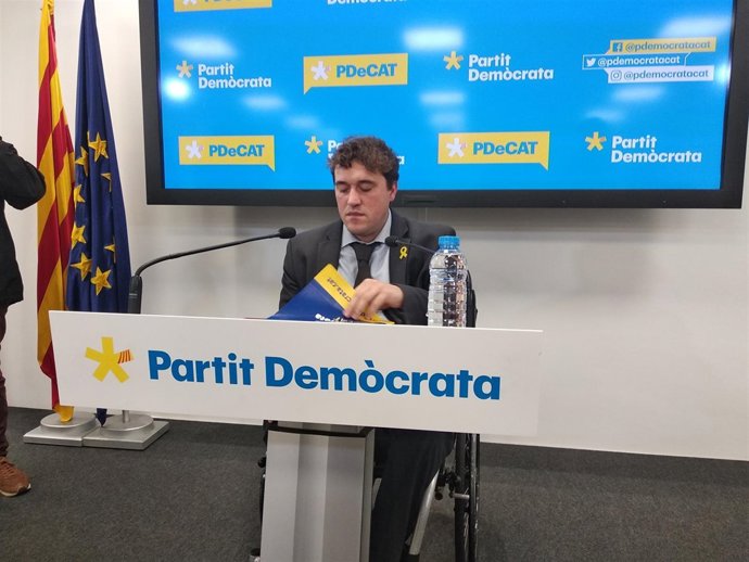 El presidente del PDeCAT, David Bonvehí