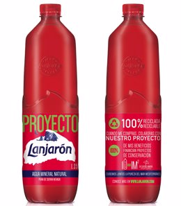 Lanjarón lanza una botella 100% reciclada y reciclable