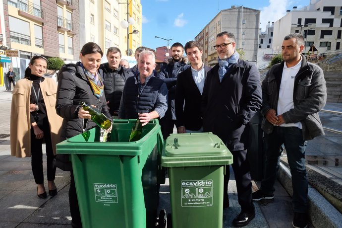 Inicio de la campaña para reforzar reciclaje de vidrio del sector hostelero