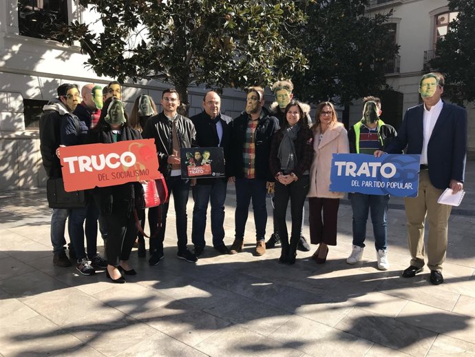 Presentación de la campaña 'Truco o trato' de Nuevas Generaciones
