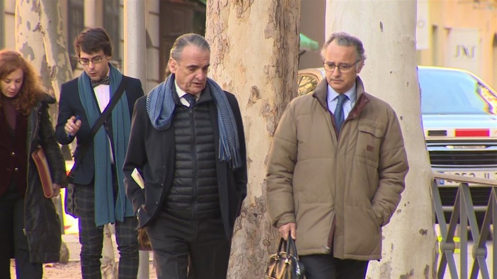 Mario Conde a su llega a la Audiencia Nacional para declarar por blanqueo