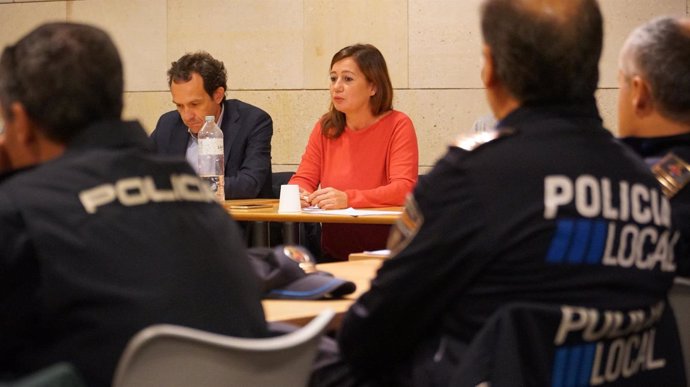Presidenta del Govern, Francina Armengol y conseller Marc Pons