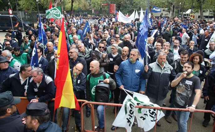 Movilización de funcionaros de prisiones